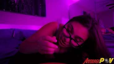 Cute Teen FitSid Gives Pink Blowjob