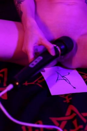 Satanic way to cum