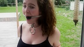 Amateur Young Babe Trained In Bondage And Submission Outside
