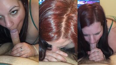 Bbw throat queen loves to swallow a load