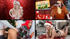 Snowbunnies Alice, Maya, Scarlett, Emma, Kay Get Dicked Raw, Hard & Fast This Winter.