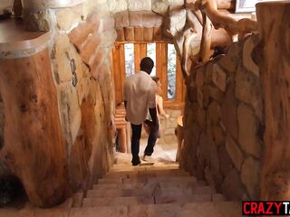 Sexy chick swallowed big dick and honey enjoyed hardcore anal-copulation