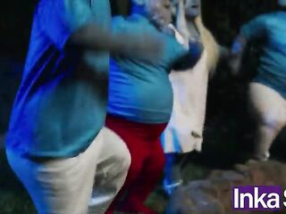 SMURFS PARODY - Large-assed dwarf Putifina receives anal from Garchamel.