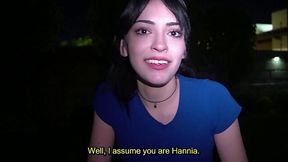 Pale Latina hooks up on first Tinder date - POV