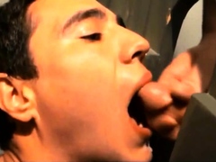 Glory hole and bathroom frot and suck
