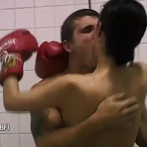 After a Female-male Boxing Match, They Need Both to Relax Sexually in the Bathroom.