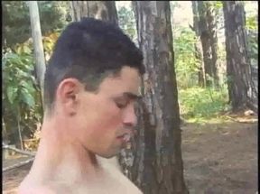 Latino twink used by transexual big cock and boobs