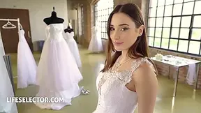 Virgin Bride Succumbs To Your Charms With Liya Silver And Lya Silver