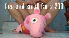 Pee and small farts 200