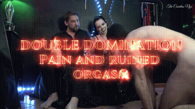 DOUBLE DOMINATION: PAIN AND RUINED ORGASM