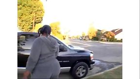 Ebony Milf jogging pickup