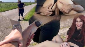 Runner in the Countryside Fucked by a Stranger with a Big Cock
