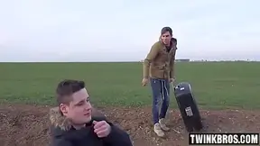 Filthy Twinks Outdoor With Cock Juice Flow