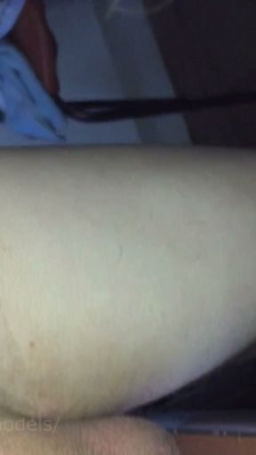 Cocksucker banging in the ass in the kitchen with daddy !   Clip 1