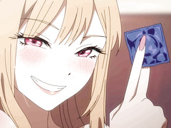 Horny Teen Girlfriend gives Hot Blowjob and Rides on cock (Hentai)