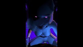 Hot animated girl rides and humiliates in 3D POV