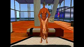Second Life Avatar Enjoys Hi-Def 3D Porn With Ass-To-Mouth Action