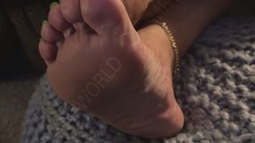 Crossed Bare Soles