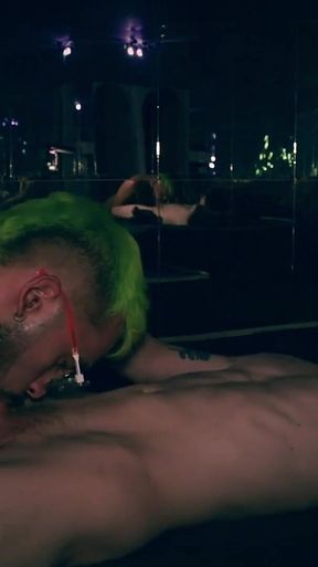 Camilo Brown Giving an Amazing Cum Swap Blowjob to Big Cock Beautiful Twink Nicolas Mucci