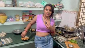 Sahar Beautiful Bhabhi First Time Sex With Devar in kitchen,Tight pussy hindi Viral Video