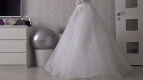 The view under the wedding dress cc