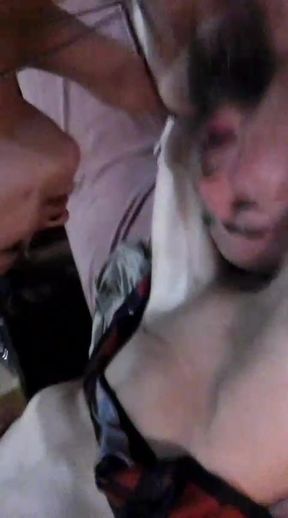 Threesome between friends, they both suck it