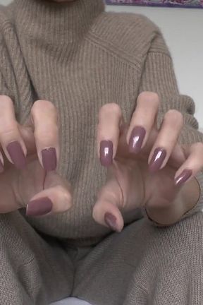 Lady Victoria Valente - Cashmere Knit Outfit, Beautiful Hands, Cocoa Fingernails, Close-ups, JOI