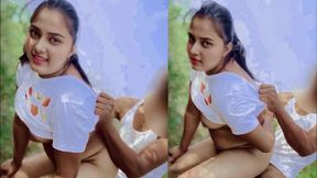 Jija sali sex video, cute little sali fucking so hard by her jija in outdoor farms, sali says fuck me Hard