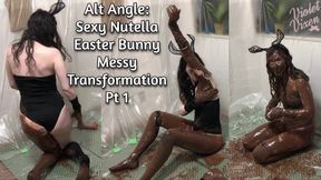Alt Angle Sexy Nutella Easter Bunny Messy Transformation Pt1