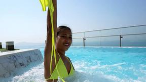 ”Asian teen amateur babe ravaged in both holes somehwere in Thailand”