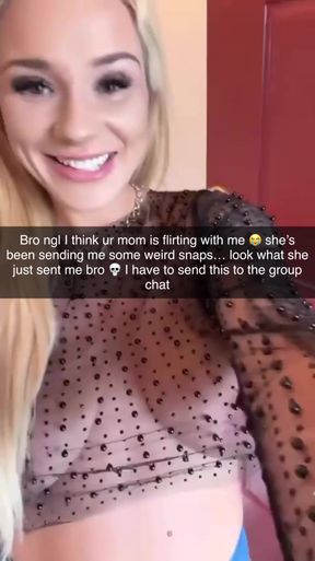 Milf bullys her hubby while showing off her amazing tits in a solo