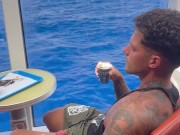 Exhibicionist Cock In The Boat