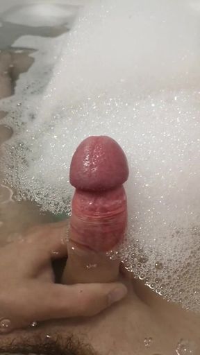 Cum on Bath Foam!