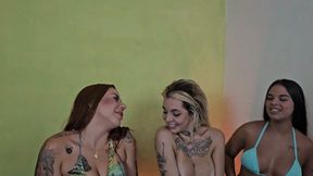 OUR FRIEND LOVES OUR FARTS AND SMELLS EVERY SMELL WITH HER NOSE IN OUR ASS - BY JHULLY AND ARIEL - PART 1