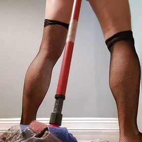 O Dear. Sissy maids breakfast clean up