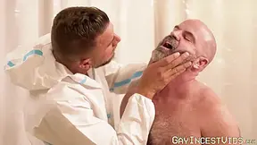 Taboo Stepson Threesome Drilling After Sloppy Dick Sucking