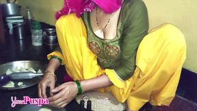 My Desi Maid Stays at My House to Work at Night on Festival, Kitchen Sex Video, Full Romantic Sex Video