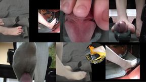Petite Pixie Gas Pedal Footjob in Wool Tights & Barefoot 28 mins!