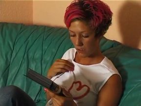 Sonya is using the new vibrator for the first time