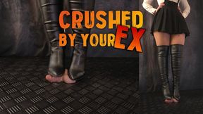 Crushed by Your Ex in Over Knee High Heels (Close Double Version) - TamyStarly - Cock Balls Crush Trample, Shoejob, Bootjob, CBT, Ballbusting, Trampling, Stomping