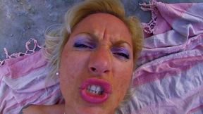 intense squirting in an outdoor foursome