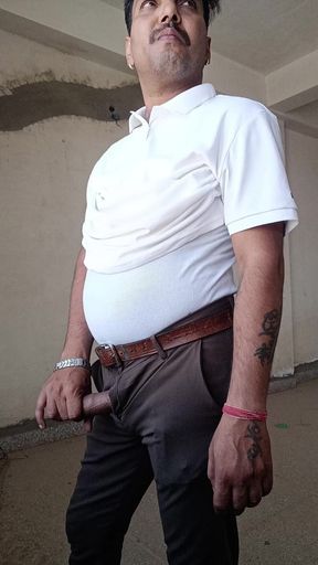 Indian Desi Man Enjoy Shower and Masterbation Show with Neighbour Stepfather and Army Officer Stepfather