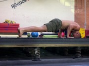 Dante Colle Sweaty Workout with Masturbation ASMR