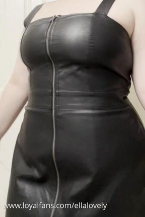 30 Minutes of My Largest Ever Bike Pump Inflation in a Tight Leather Dress 😵‍💫 + Chugging Once Full of Air