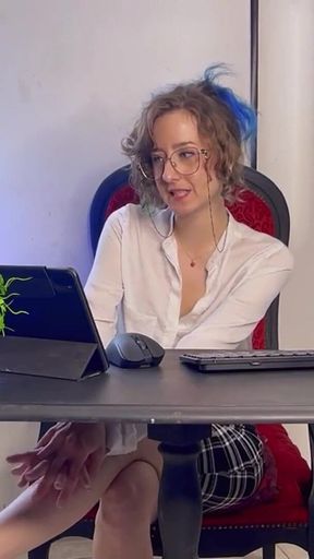 Sadsilly Grills You Then Guides You - JOI Porn Between Office Colleagues