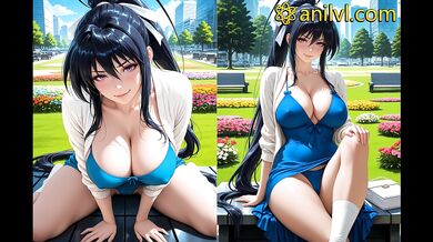 Himejima Akeno in a steamy night without shame