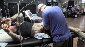 getting a tattoo!