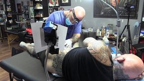 getting a tattoo!