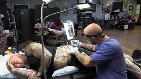 getting a tattoo!