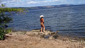 Hawaii Mood on beachof Volga-river
